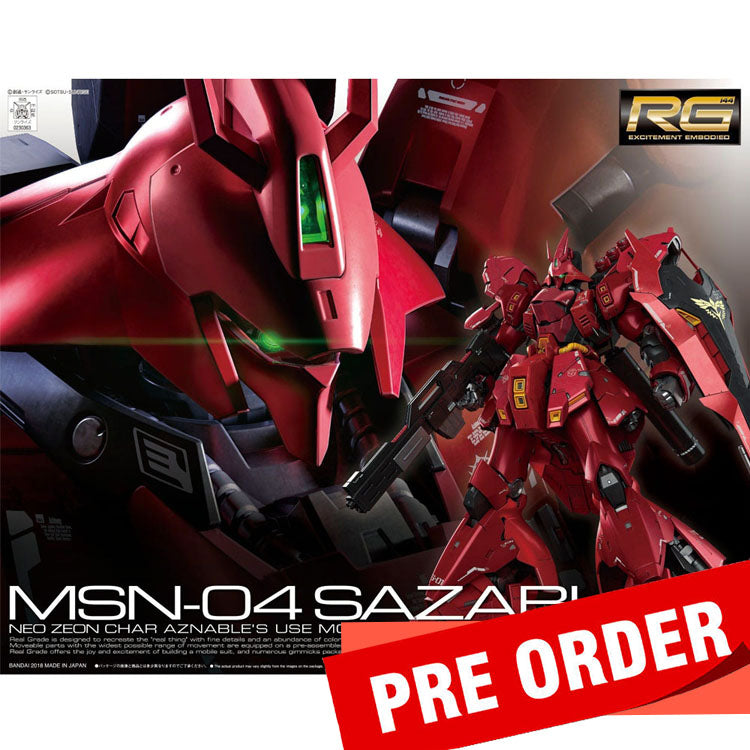 Pre-Order] RG #029 MSN-04 Sazabi 1/144 – GUNNZO