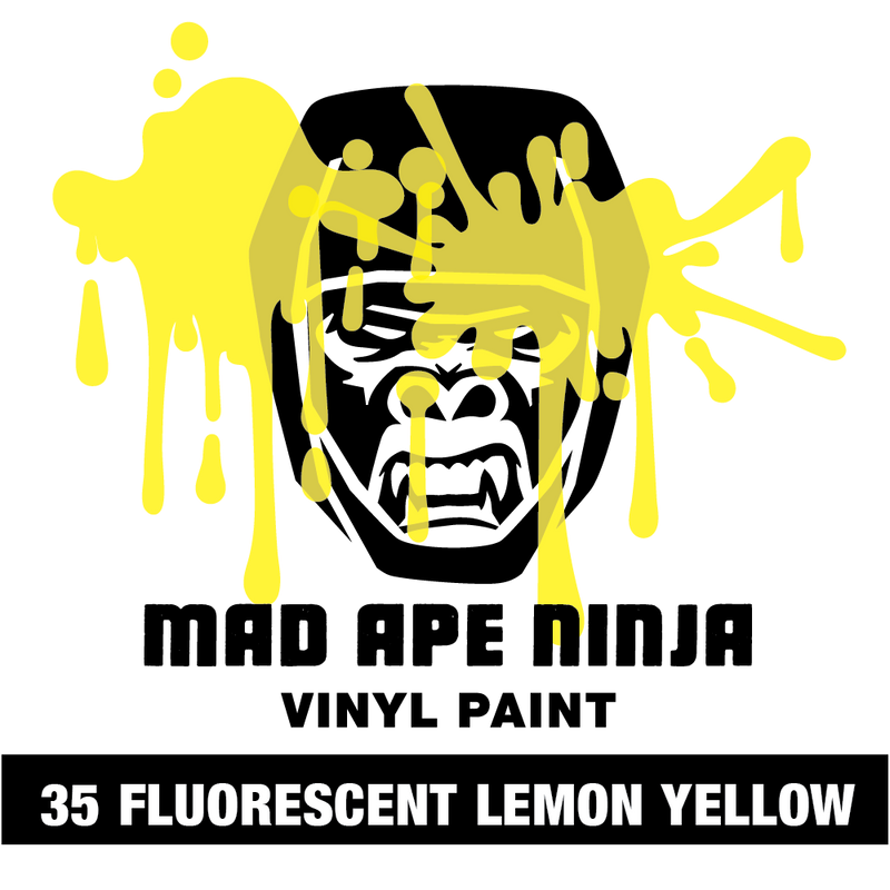 MAD APE NINJA Vinyl Paint 35 Fluorescent Lemon Yellow