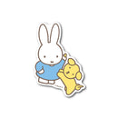 MIFFY STICKERS:MIF-054 Die Cut Sticker Miffy and Dog