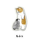 MOFUSAND:MOF-013 Die Cut Mini Sticker Cat & Penguin