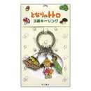 STUDIO GHIBLI JH-12 Metal Key Ring with 3 Charms Corn