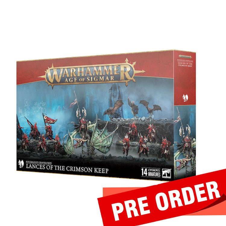 [Launched 11/29] Warhammer Age of Sigmar: Battleforces: Death: Soulblight Gravelords: Lances of the Crimson Keep