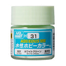 Aqueous Hobby Color H31 Gloss White Green 10ml