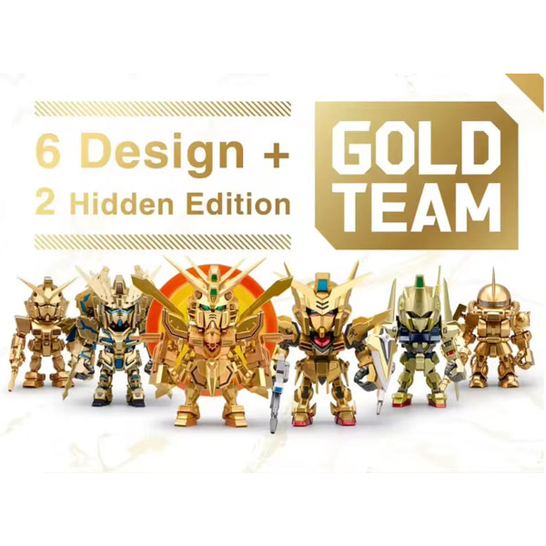 QMSVMINI GOLD TEAMゴールドチーム ガンダム ブラインドボックス GundamQMSVMiniGoldTeam-