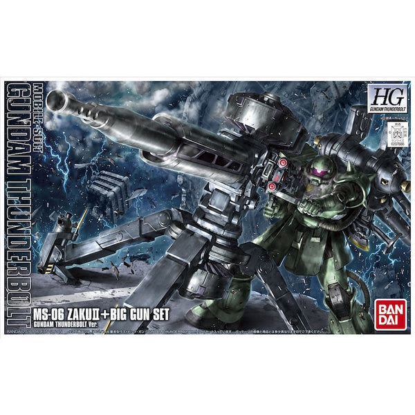 HG ZAKU II + BIG GUN SET 、フルアーマーガンダム HG Zaku II + Big Gun Set [Gundam Thunderbolt ver.] 1/144 – GUNNZO