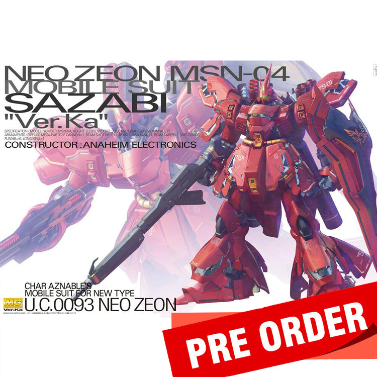 [Pre-Order] MG Sazabi Ver. KA 1/100