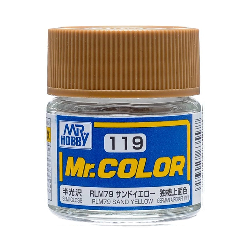 Mr. Color Paint C119 Semi Gloss RLM76 Sand Yellow 10ml