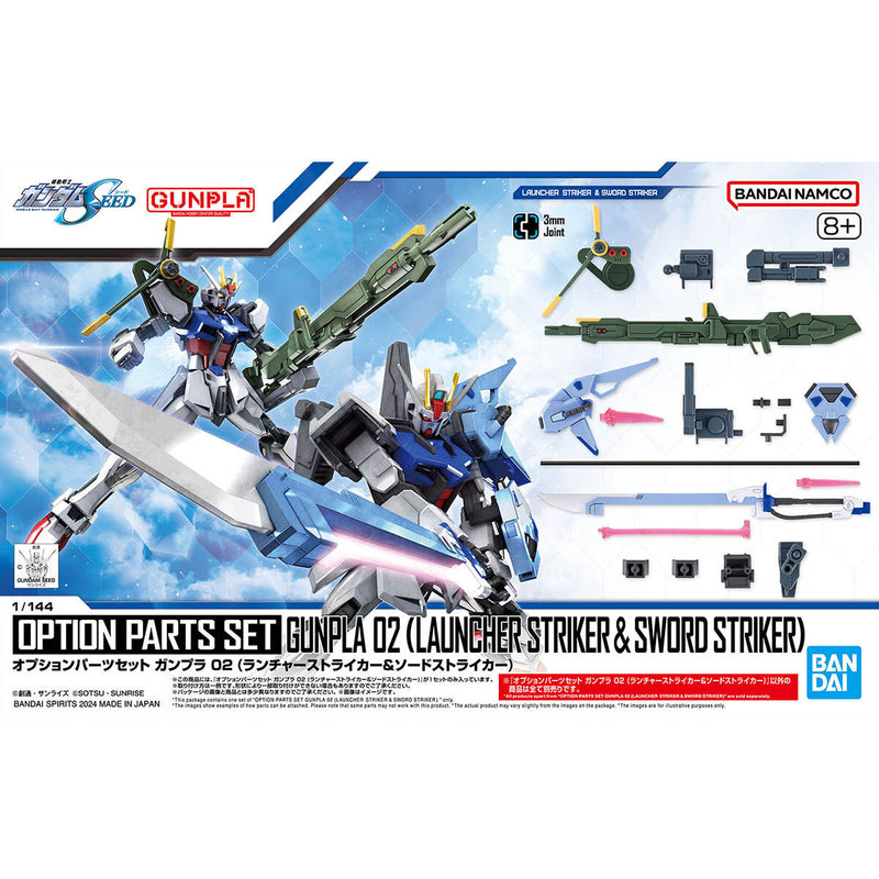 [Pre-Order] Option Parts Set Gunpla 02 Lancher Striker & Sword triker