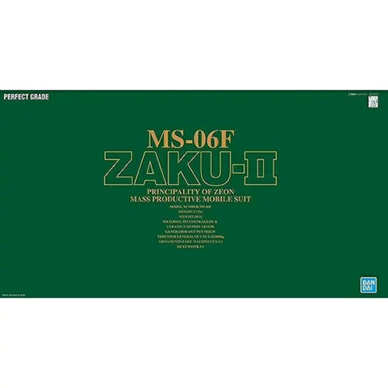 [Pre-Order] PG MS-06F Zaku II Green 1/60