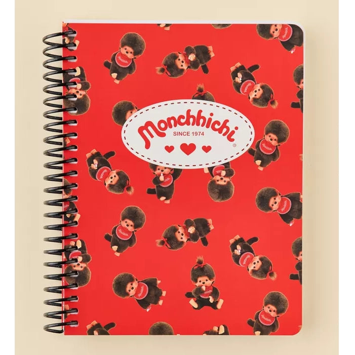 Pipsticks Monchhichi Red Spiral Notebook