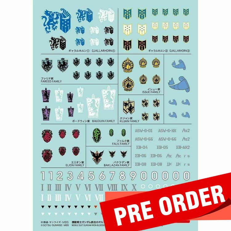 [Pre-Order] Gundam Decal 104 Mobile Suit Gundam Iron-Blooded Orphans 2