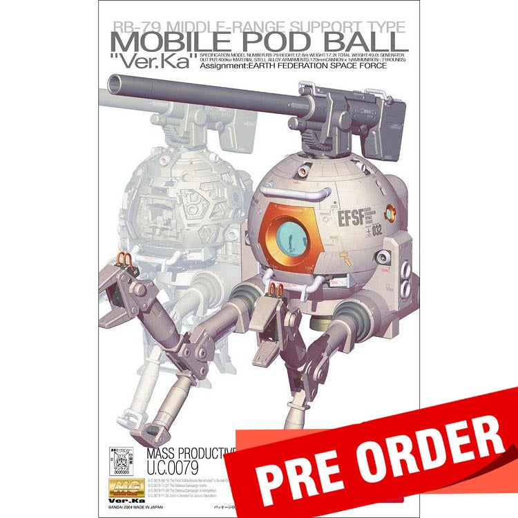 [Pre-Order] MG Mobile Pod Ball Ver. KA 1/100