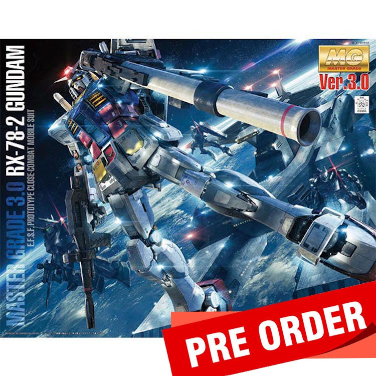 [Pre-Order] MG RX-78-2 Gundam (Ver. 3.0) 1/100