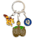 STUDIO GHIBLI:JH-23 Metal Key Ring with 3 Charms Robot Castle in the Sky
