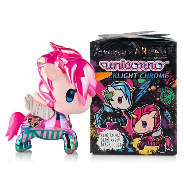 Tokidoki x ARCANE Unicorno Black Light Chrome - Blind Box