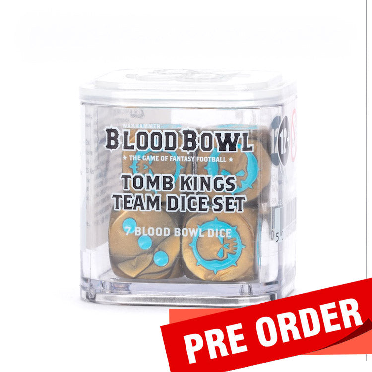 [Launched 11/15] Warhammer: Blood Bowl: Tomb Kings Team Dice Set