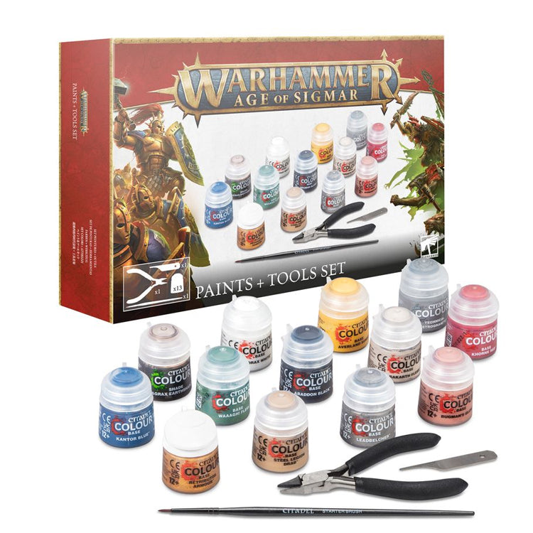 Warhammer Age of Sigmar: Paints+Tools