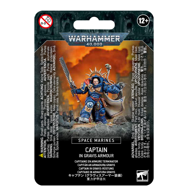 Warhammer 40000: Space Marines Captain in Gravis Armour