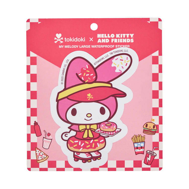 Tokidoki x Hello Kitty & Friends Fast Food Sticker - My Melody
