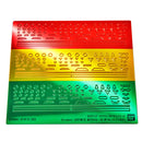 30MM Customize Material 3D Metalic Stickers
