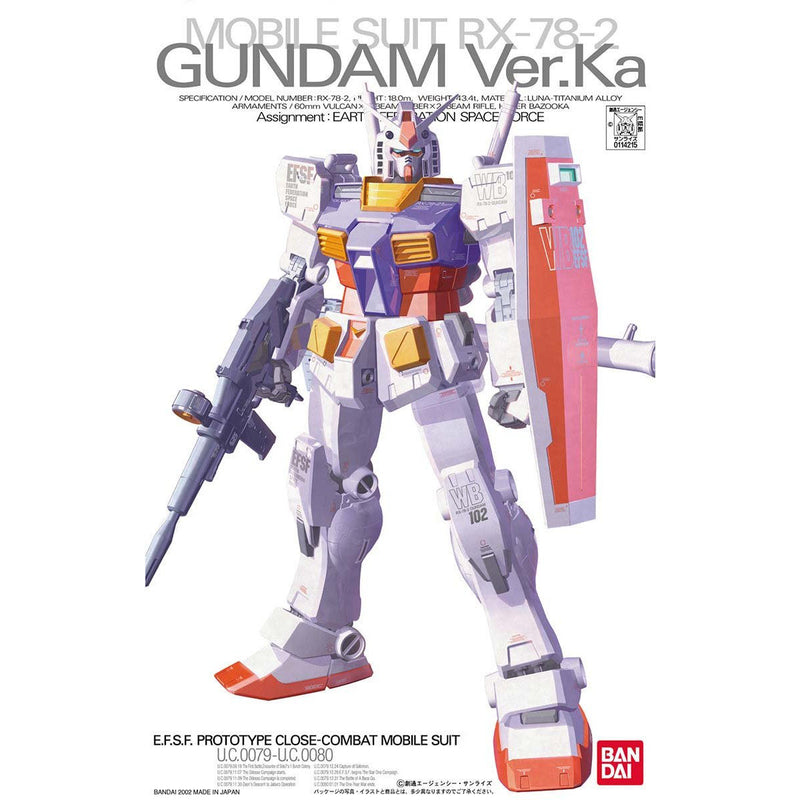 MG RX-78-2 Gundam Ver. KA 1/100 – GUNNZO