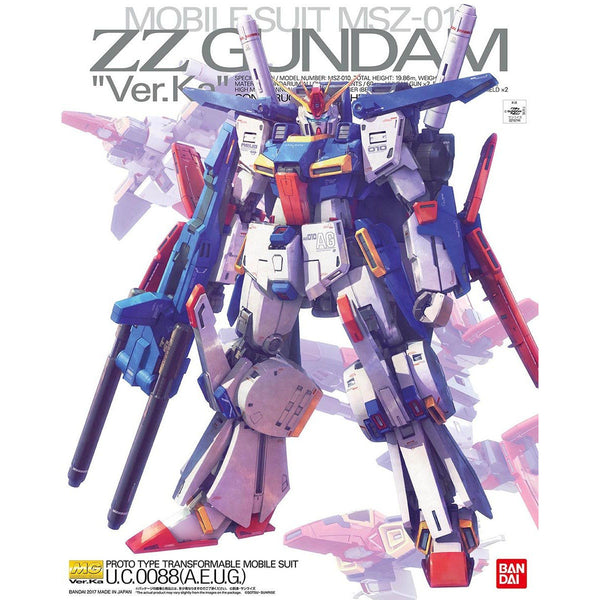 MG ZZガンダム ver.ka Amazon.com: ZZ Gundam (Ver.Ka) ZZ Gundam, Bandai MG 1/100