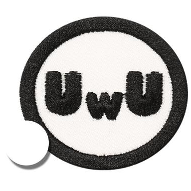 Fantastic Fam Patch - UwU (White)