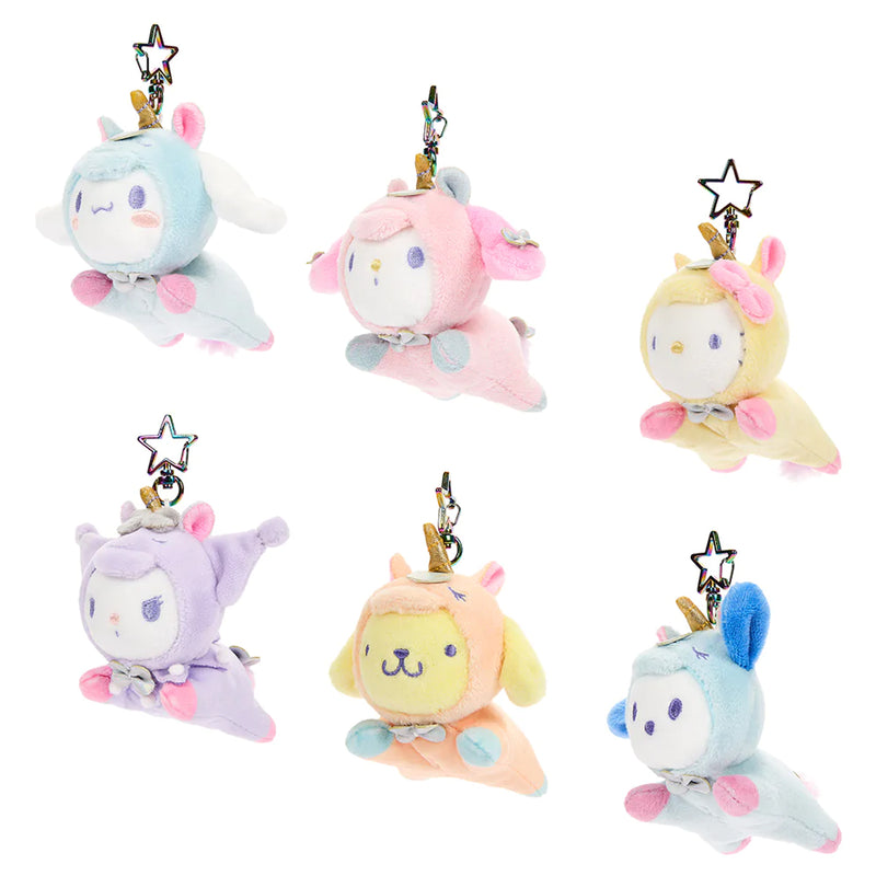 Hello Kitty and Friends 3" Unicorn Plush Charms