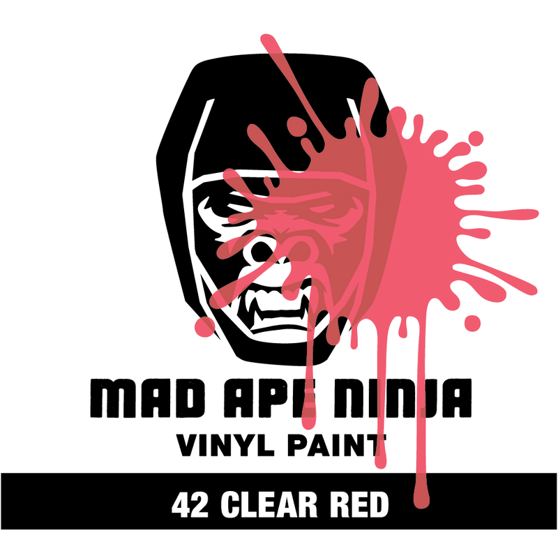 MAD APE NINJA Vinyl Paint 42 Clear Red