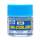 Mr. Color Paint C34 Gloss Sky Blue 10ml