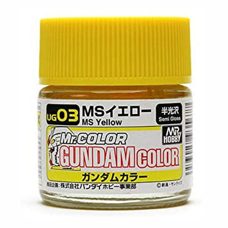 Mr. Color Paint UG03 Gundam Color MS Yellow 10ml