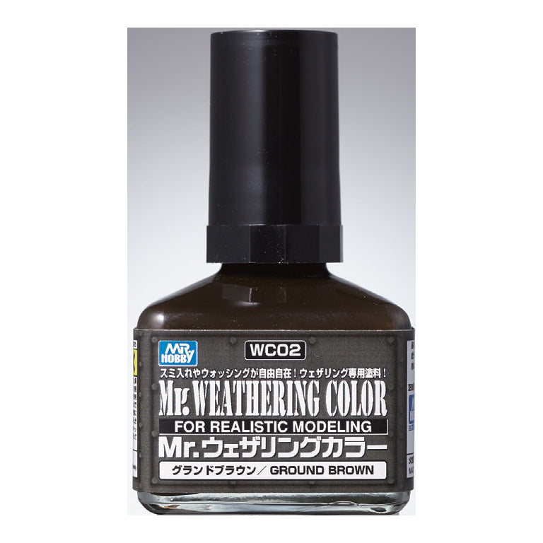 Mr. Weathering Color Paint Ground Brown WC02