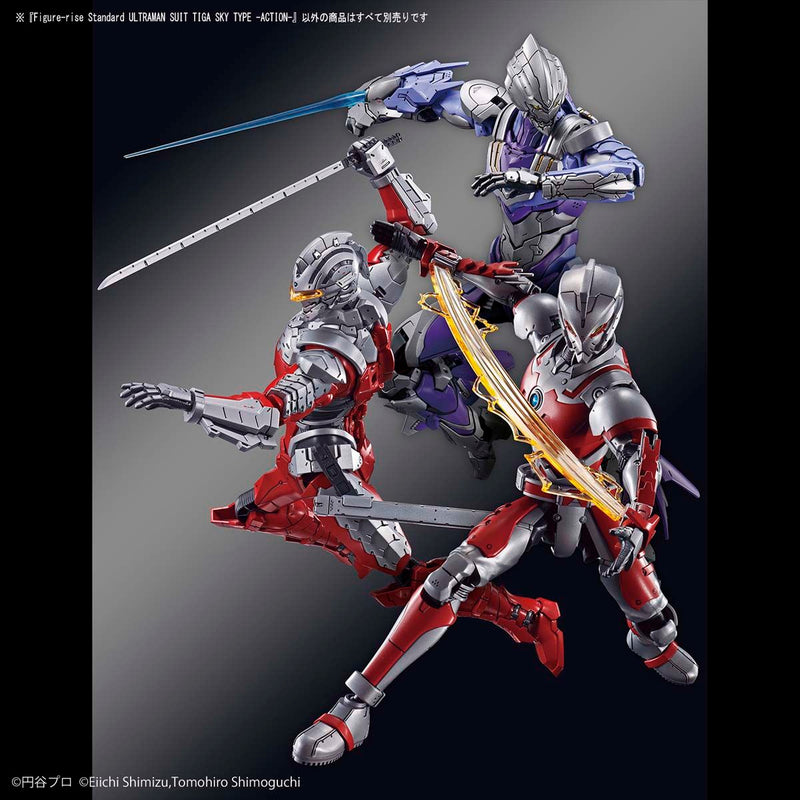 Ultraman Figure-rise Standard Ultraman Suit Tiga Sky Type (Action Ver.)  1/12