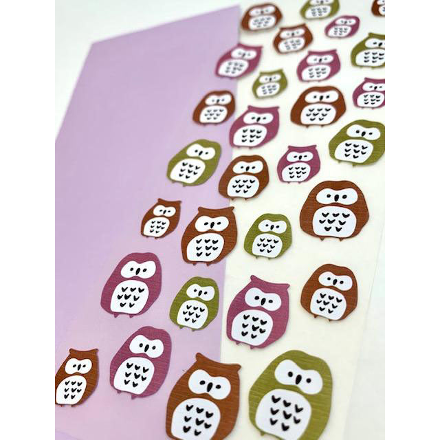 Kawaii Stickers - Flat - Owl
